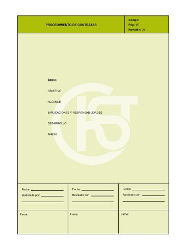 Procedimiento de contratas - Fremm