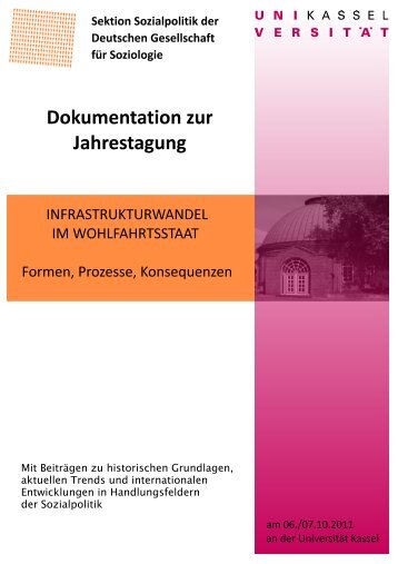 Infrastrukturwandel im Wohlfahrtsstaat - KOBRA - Universität Kassel