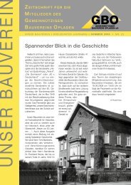 Spannender Blick in die Geschichte - bauverein-opladen.de