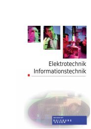 Elektrotechnik / Informationstechnik - University Duisburg Essen ...