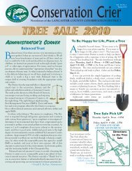 TREE SALE 2010 - Lancaster County Conservation District