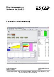 Energiemanagement Software fÃ¼r den PC ... - ESKAP GmbH