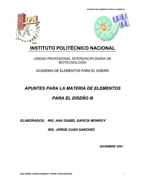 plan de estudios alimentos upibi