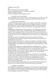 Curriculum Vitae of Professor JoÃ£o SimÃ£o - Centro de QuÃ­mica ...