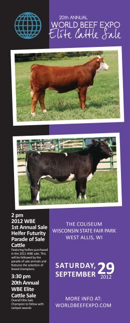 Click here for the 2012 Elite Sale Catalog - the World Beef Expo