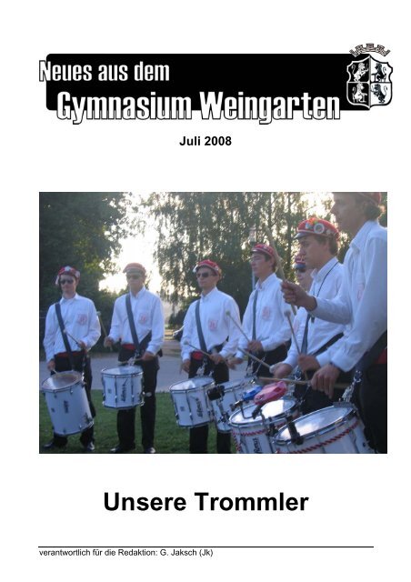 Juli 2008 - Gymnasium Weingarten