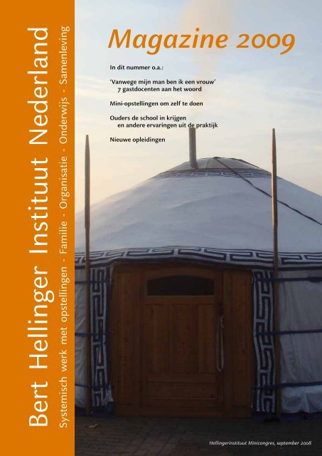 Magazine 2009 (pdf) - Bert Hellinger Instituut Nederland