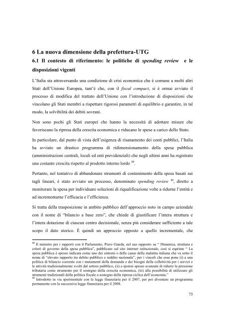 1 Il sistema delle prefetture sul territorio - Ssai - Ministero Dell'Interno