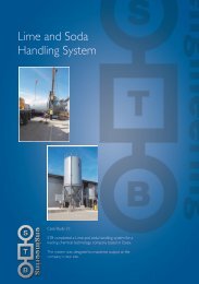 Lime and Soda Handling System - STB Engineering Ltd