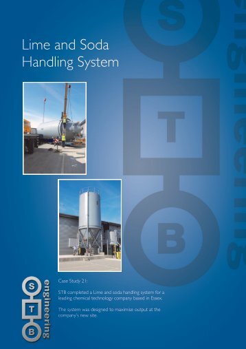 Lime and Soda Handling System - STB Engineering Ltd