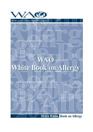 WAO White Book on Allergy WAO White Book on Allergy