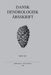 Volume 14 (1996) - Dansk Dendrologisk Forening