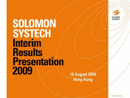 presentation pdf - Solomon Systech Limited