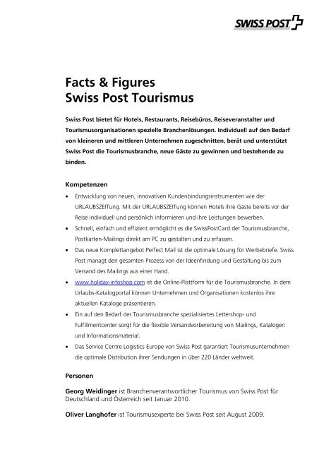 Facts&Figures lebenslauf Georg Weidinger