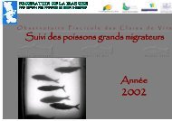 Comptage des Poissons Grands Migrateurs - FDAAPPMA 50