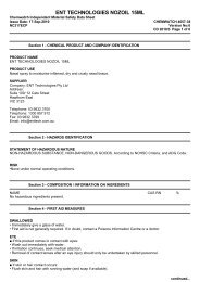 nozoil msds - Air Liquide Healthcare Australia