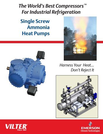 Vilter single screw heat pump.pdf - Reftech Refrigeration