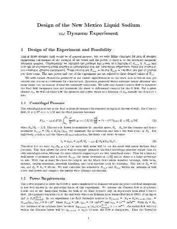 Design of the Experiment (pdf) - NMT Physics