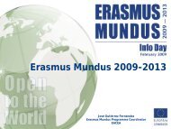 Erasmus Mundus 2009-2013 - EACEA - Europa