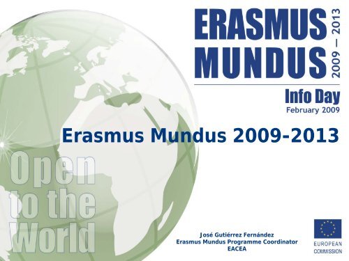 Erasmus Mundus 2009-2013 - EACEA - Europa