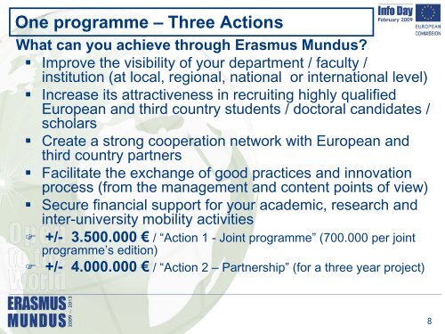 Erasmus Mundus 2009-2013 - EACEA - Europa