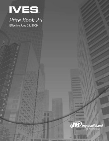 Ives Pricebook 25 - June 2009.pdf - Access Hardware Supply