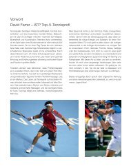 Vorwort David Ferrer – ATP Top-5-Tennisprofi