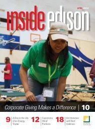 Corporate Giving Makes a Difference 10 - Inside Edison
