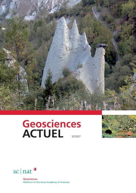Geoscience ACTUEL 3/2007 - Platform Geosciences - SCNAT
