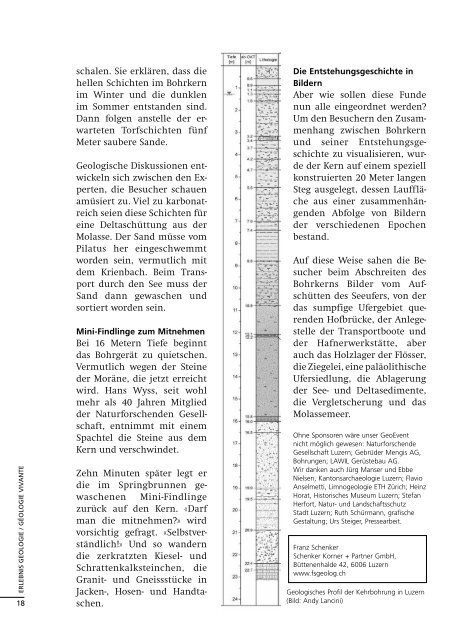 Geoscience ACTUEL 3/2007 - Platform Geosciences - SCNAT