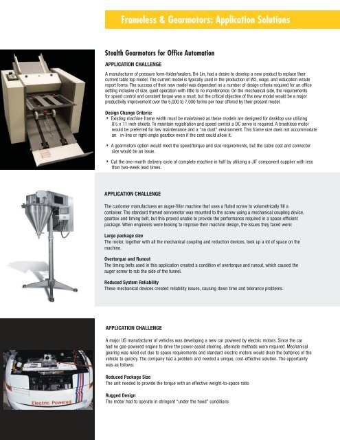 Frameless Kit Motors - Grp6.com