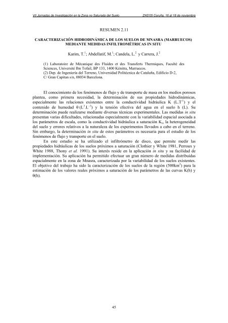 Relaciones entre la dinÃ¡mica local de la humedad del suelo y la ...