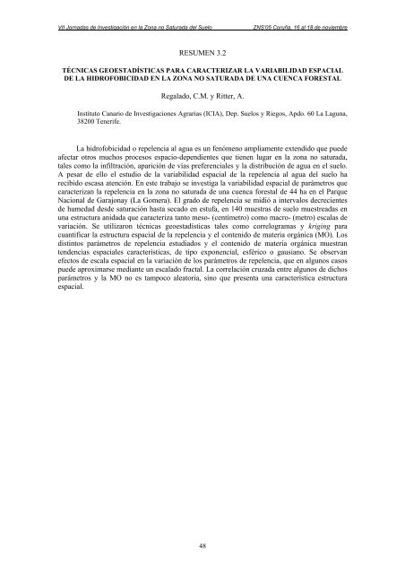 Relaciones entre la dinÃ¡mica local de la humedad del suelo y la ...