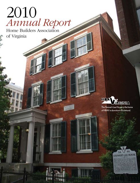 2010 HBAV Annual Report - Home Builders Association of Virginia