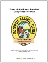 Comprehensive Plan - Southwest Ranches, Florida