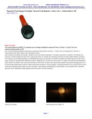 Explosion Proof Halogen Flashlight - Runs off 2 ... - Magnalight.com