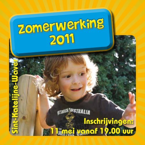 Zomerwerking 2011 Zomerwerking 2011 - G-sport