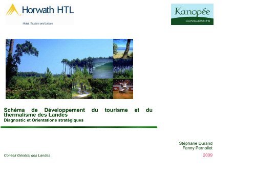 Schéma de Développement du tourisme et du thermalisme des ...