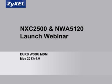 NXC2500 - Partner - ZyXEL