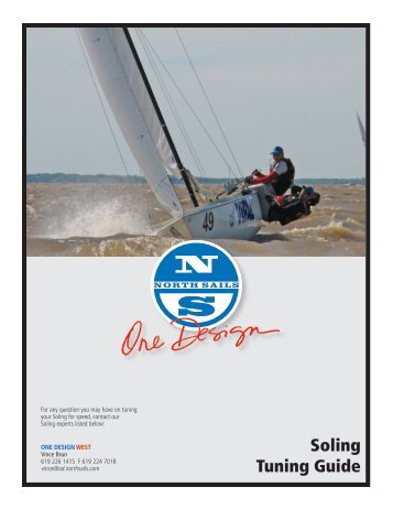 Soling Tuning Guide - North Sails - One Design