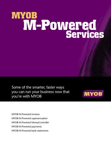 MYOB M-Powered Guide