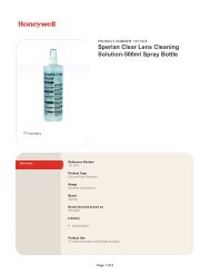Sperian Clear Lens Cleaning Solution-500ml ... - Nasa Comercial