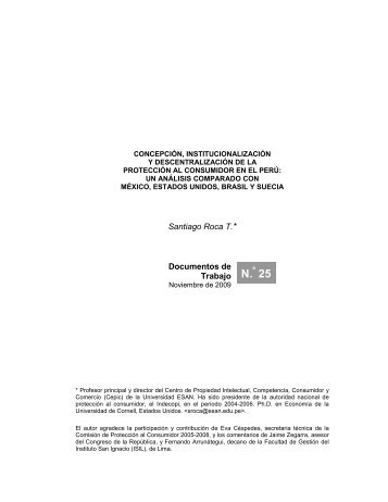 Documento de trabajo - NÂ° 25 (PDF) - Esan