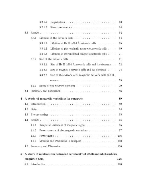 Evolution of Magnetic Fields in the Solar Atmosphere A THESIS ...