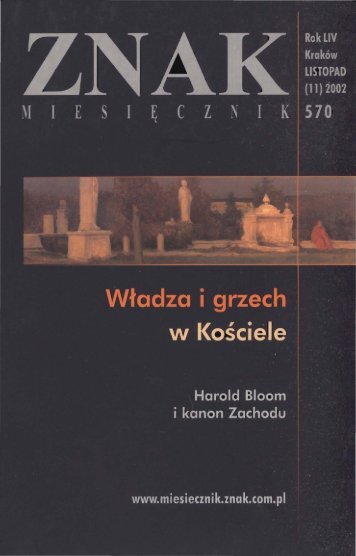 Nr 570, listopad 2002 - Znak