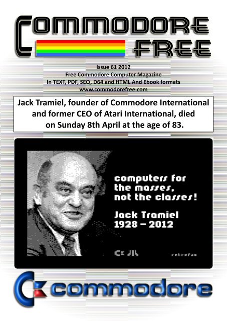 Commodore Free Magazine Issue #61 (PDF)