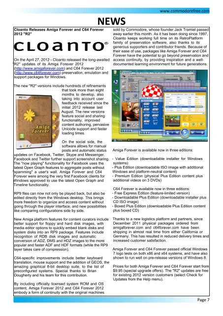 Commodore Free Magazine Issue #61 (PDF)