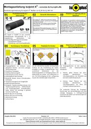 Montageanleitung isojoint X - Isoplus