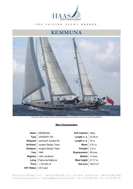 KEMMUNA - Haas International