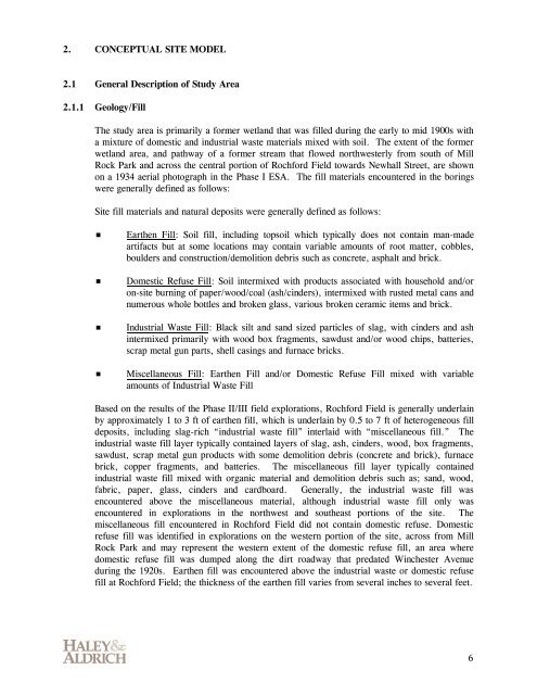 Remedial Action Plan - Rochford Field - Newhall Remediation Project